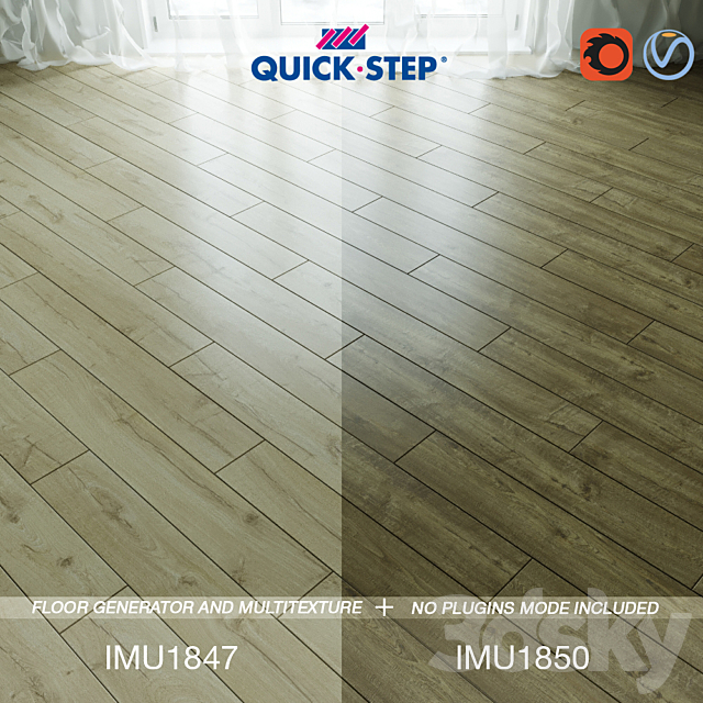Quick-step Flooring Vol.43 3DSMax File - thumbnail 1