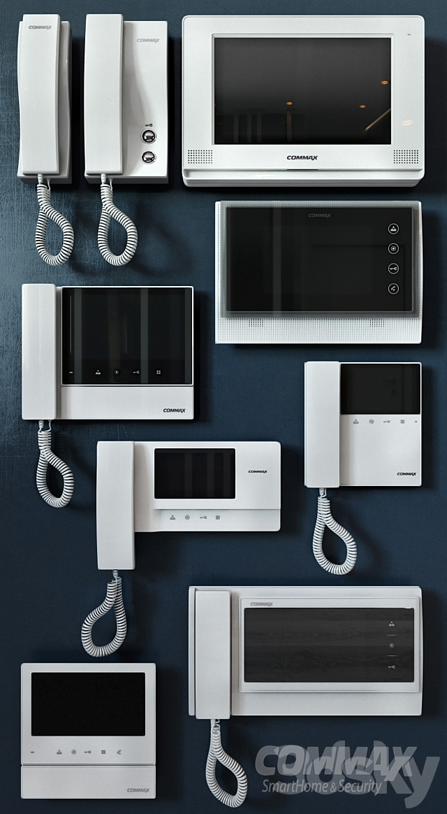 Commax Doorphones 3d