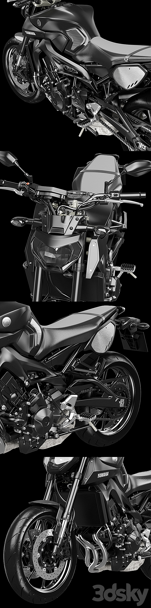 Yamaha MT-09 Tracer 3d