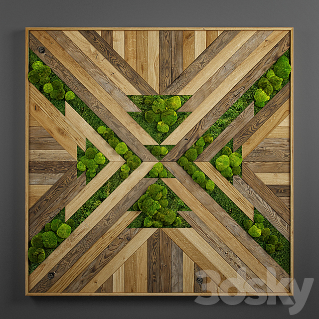 panel wood art 08 3DSMax File - thumbnail 1