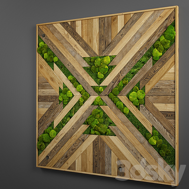panel wood art 08 3DSMax File - thumbnail 2