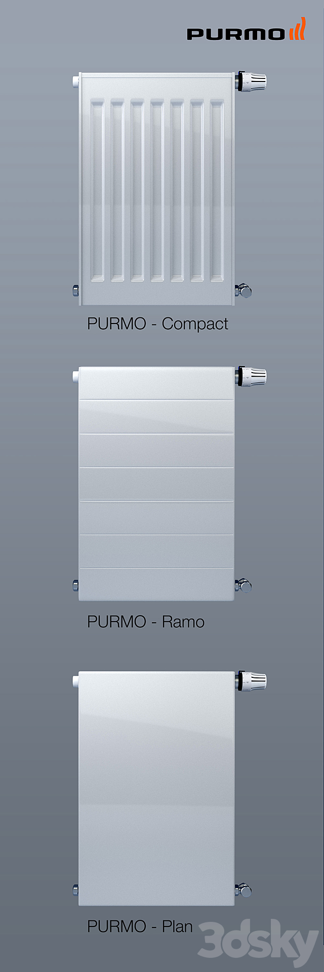 PURMO Radiators 3d