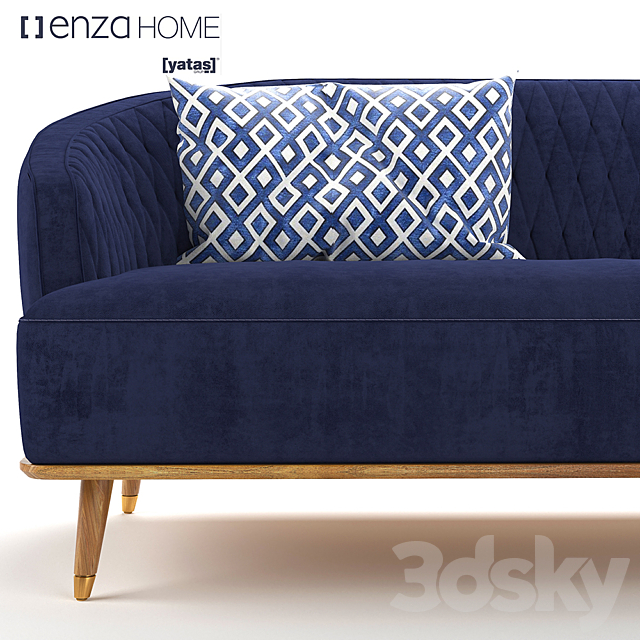 YATASH ARIA KOSE TAKIMI SOFA 3d