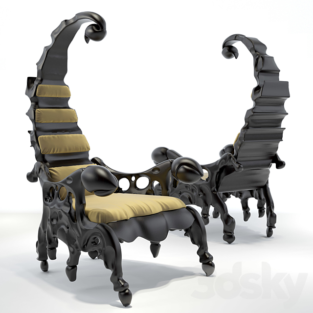 scorpion chair 3DSMax File - thumbnail 1