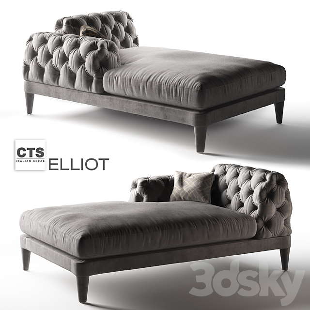 Couch ELLIOT CTS SALOTTI 3DSMax File - thumbnail 1