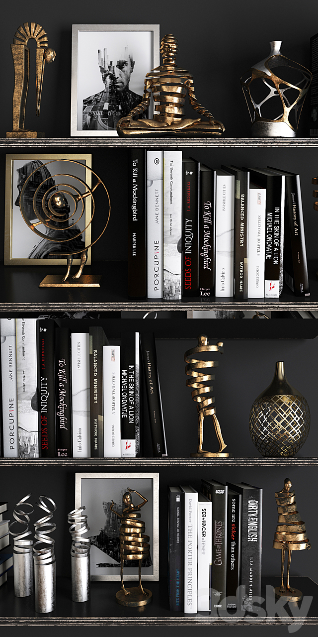 Decorative set 18 3d