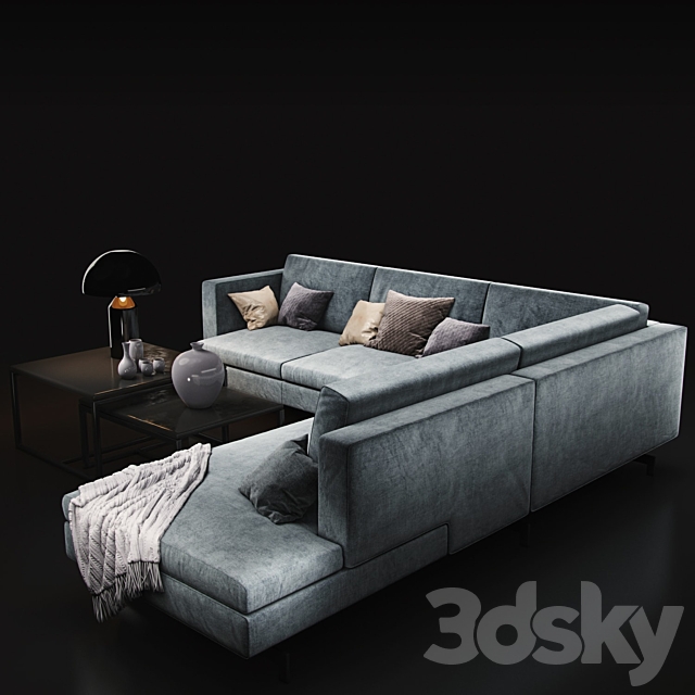 Sofa Natuzzi Jeremy 3d