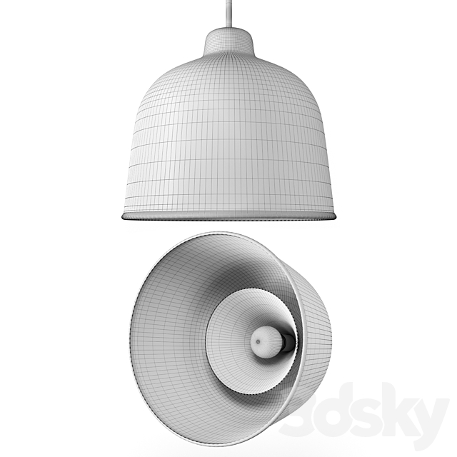 Grain pendant lamp 3d