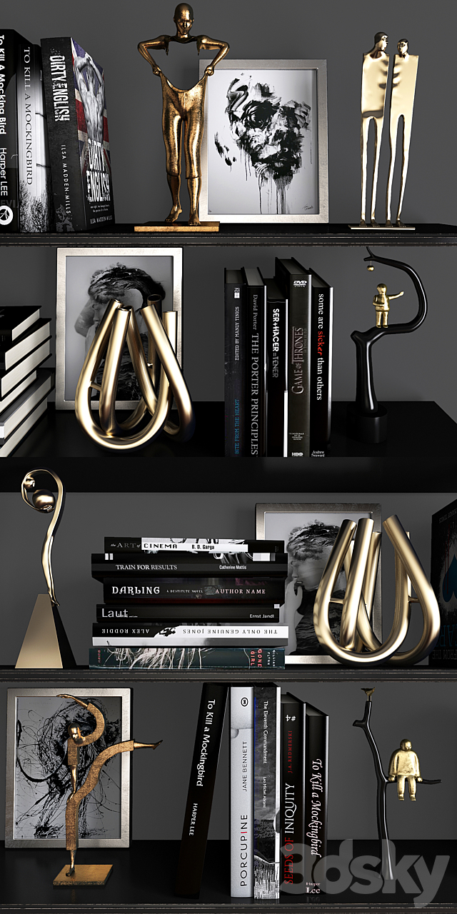 Decorative set 19 3d