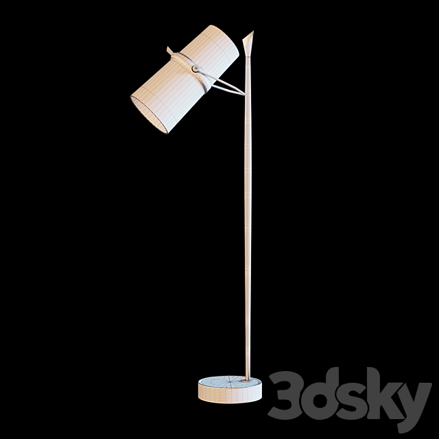 Riston Floor Lamp 3DS Max Model - thumbnail 3