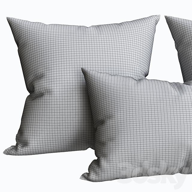 Cushion for sofa 3d