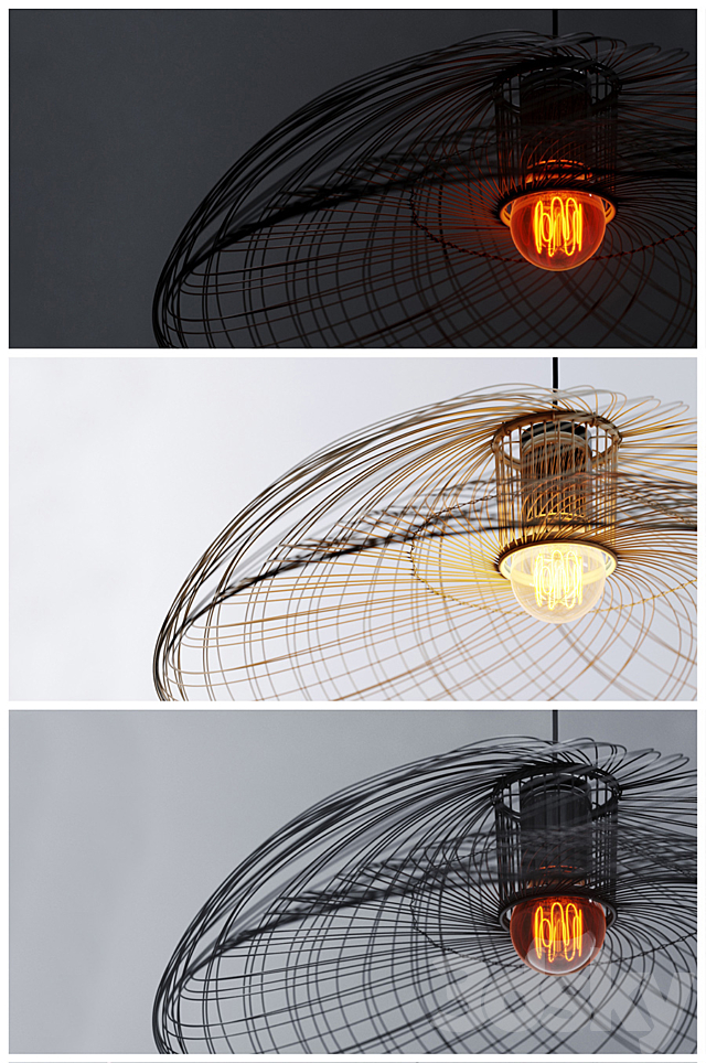 Pendant lamp _ PENDANT LIGHT _ FORESTIER 2 _ corona _ vray 3d