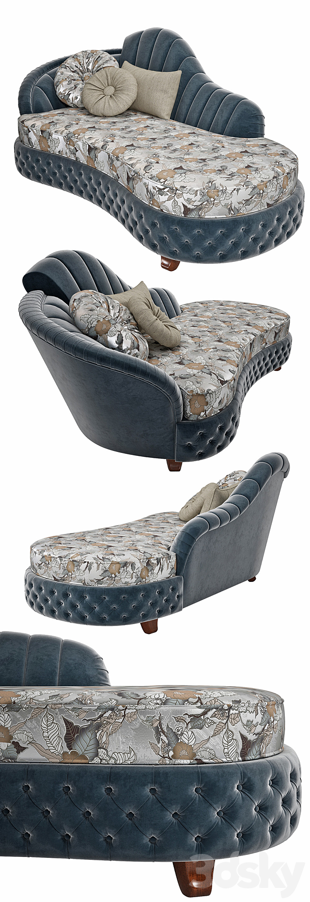 Couch Bedding Sipario 3d
