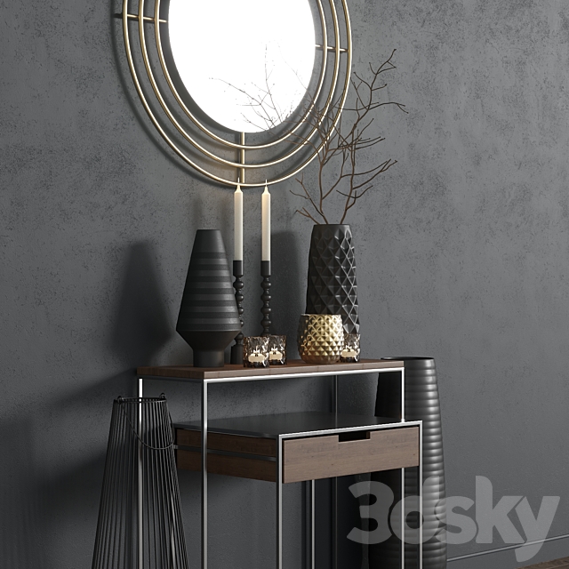 CB2 Decor Set 1 3d