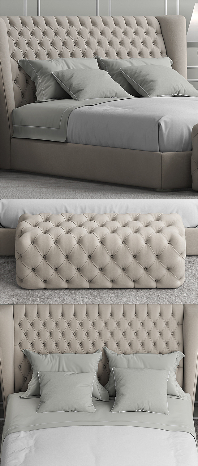 Bed Heritage Collection Four Seasons Bed 3d