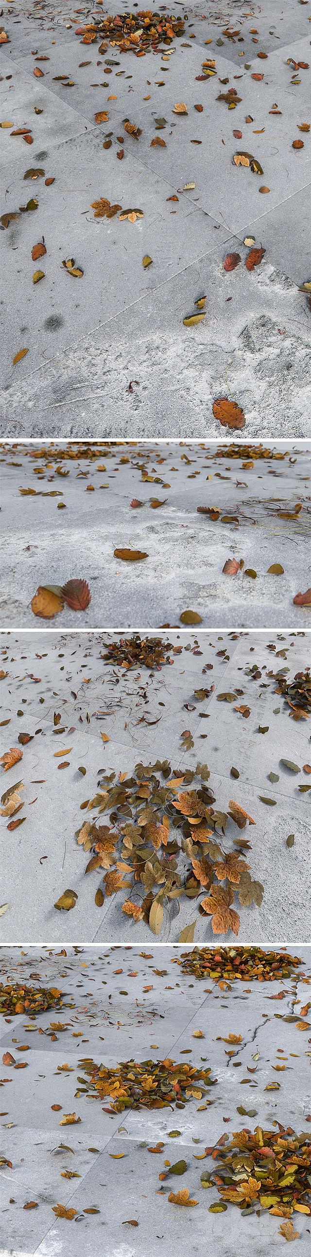 Pavement and Debris 3d