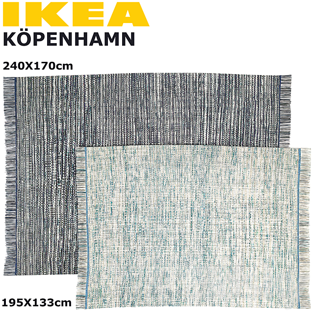 IKEA KOPENHAMN (COPENHAGEN) RUG SET 3DSMax File - thumbnail 2