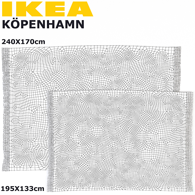 IKEA KOPENHAMN (COPENHAGEN) RUG SET 3DSMax File - thumbnail 3