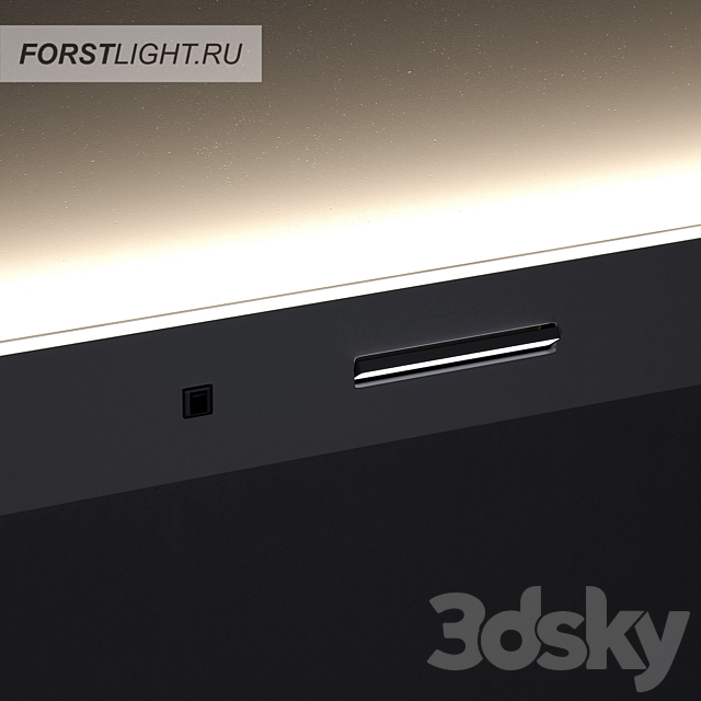 Wall Lamp FORSTLIGHT Sleep line 3d