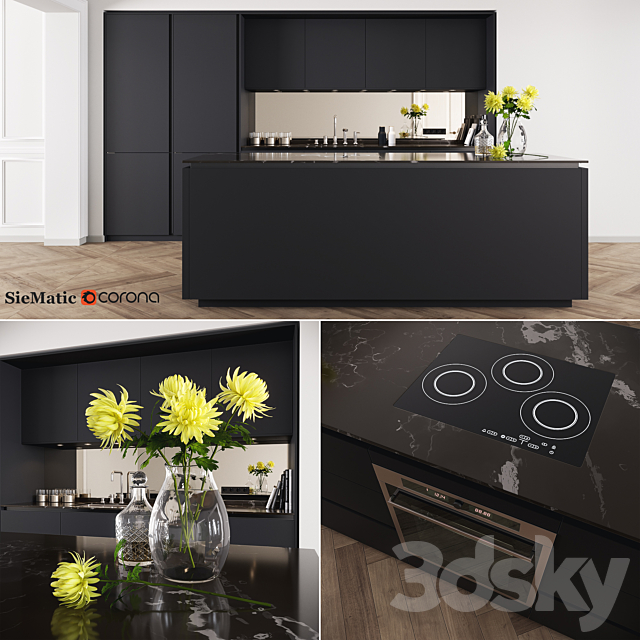 Kitchen SieMatic \\ Pure Collection 3DSMax File - thumbnail 1