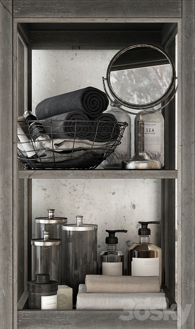 BATHROOM SET _ DECOR 3d