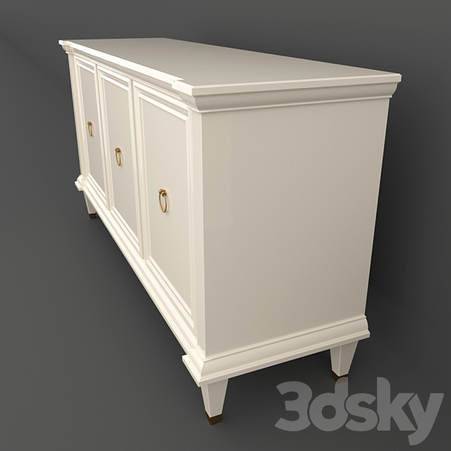 TV stand. Misier buffet (One Home) 3DSMax File - thumbnail 2