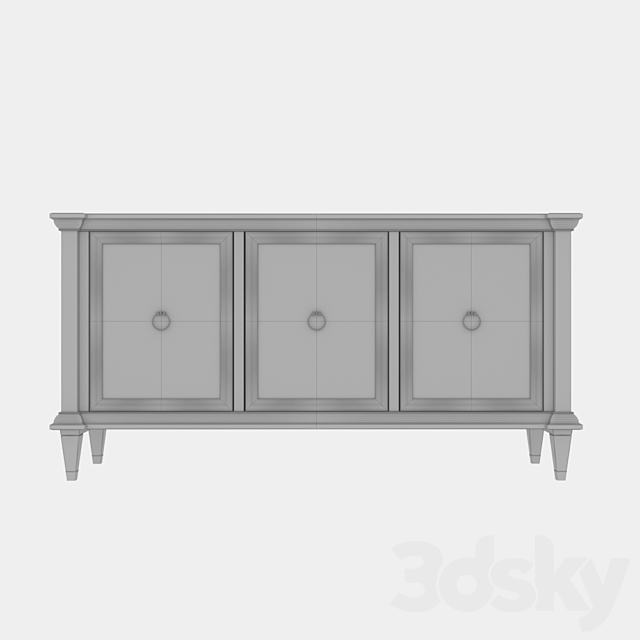 TV stand. Misier buffet (One Home) 3DSMax File - thumbnail 3