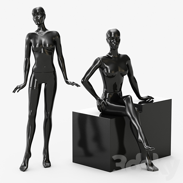 Mannequin for women 3DSMax File - thumbnail 1