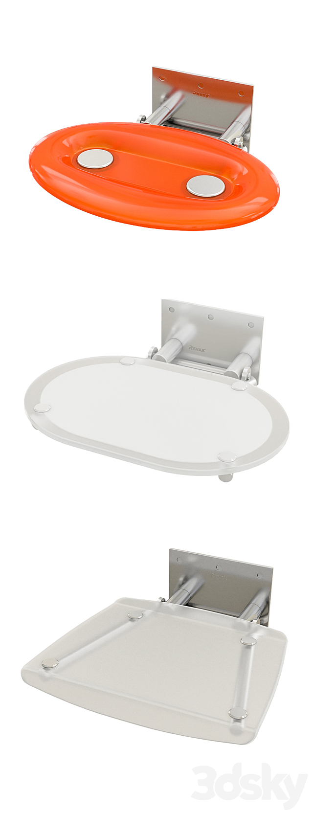 Shower sets Ravak OVO set 04 3d