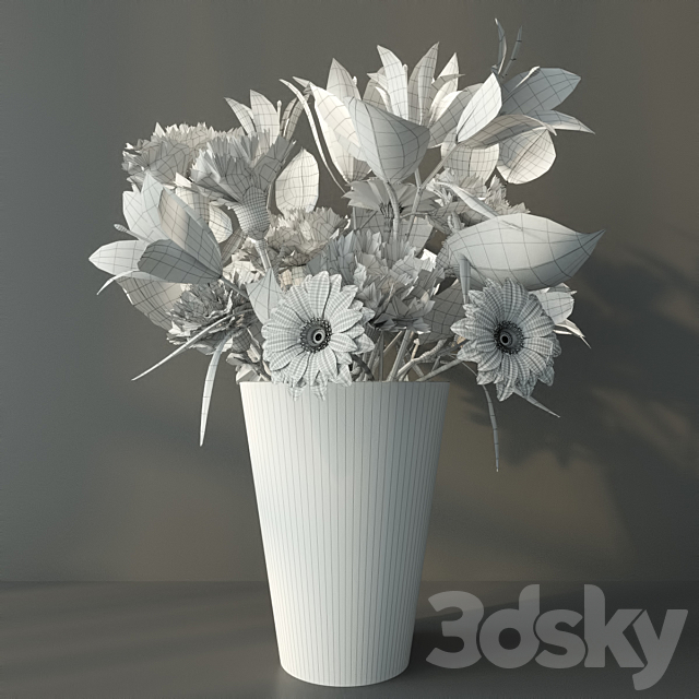 Bouquet of flowers 3DSMax File - thumbnail 2