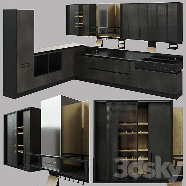 kitchen FABRICA. factory AtlasLux 3DSMax File - thumbnail 1