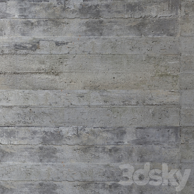 Concrete with traces of formwork 3DSMax File - thumbnail 3