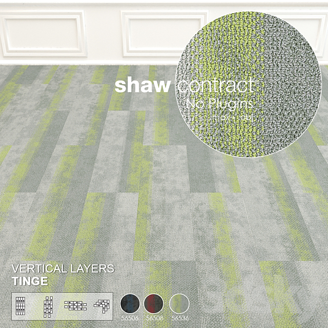 Shaw Carpet Vertical Layers Wall to Wall Floor No 6 3DSMax File - thumbnail 3