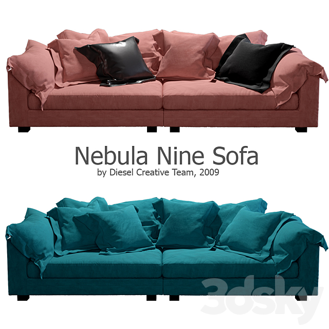 Nebula Nine Sofa 3DSMax File - thumbnail 2