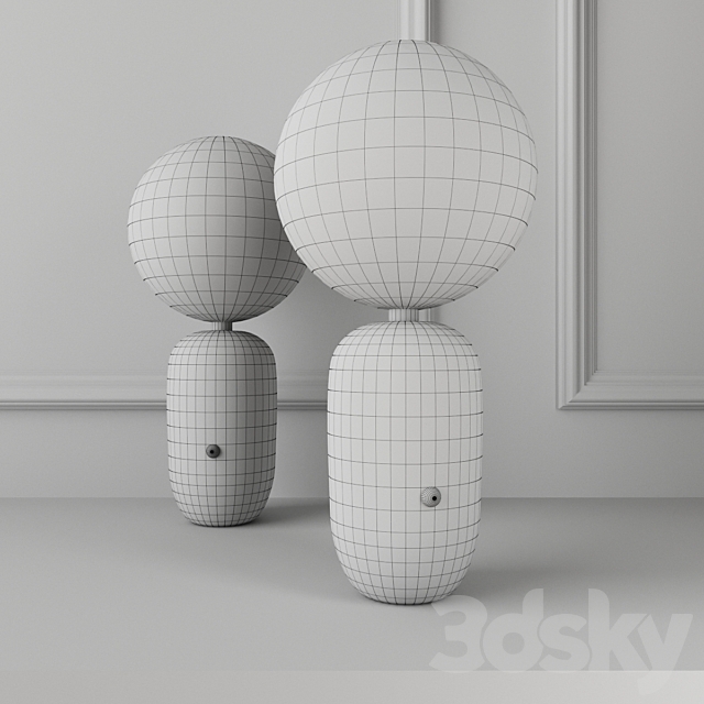 Hayon Studio Parachilna Aballs Black 3d