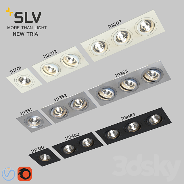 SLV NEW TRIA 3DSMax File - thumbnail 1