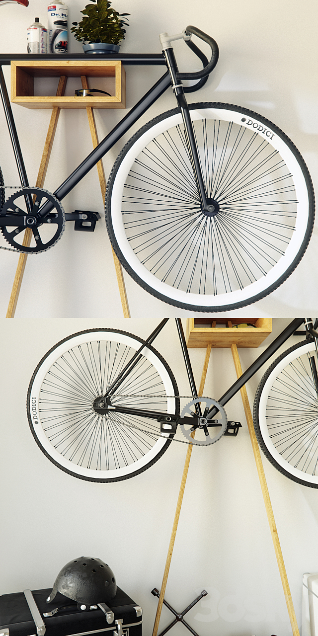Bicycle storage 3d