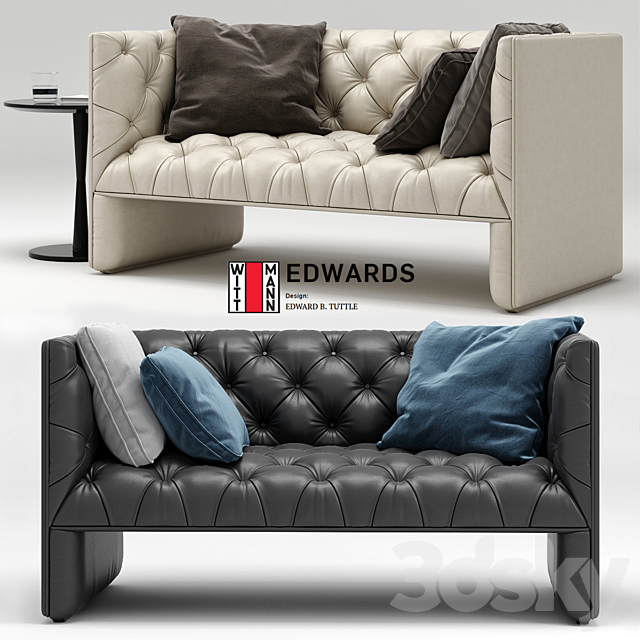 Edwards sofa 3DSMax File - thumbnail 1