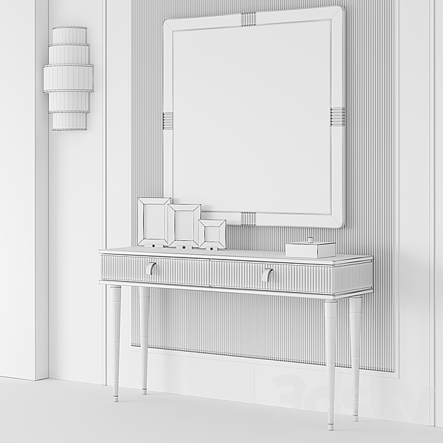 Console Cipriani Homood Cocoon Console 3DSMax File - thumbnail 3