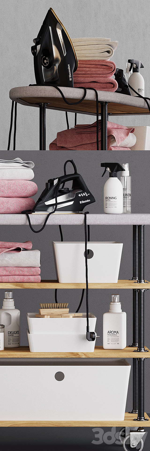 Loft Ironing Set 3d