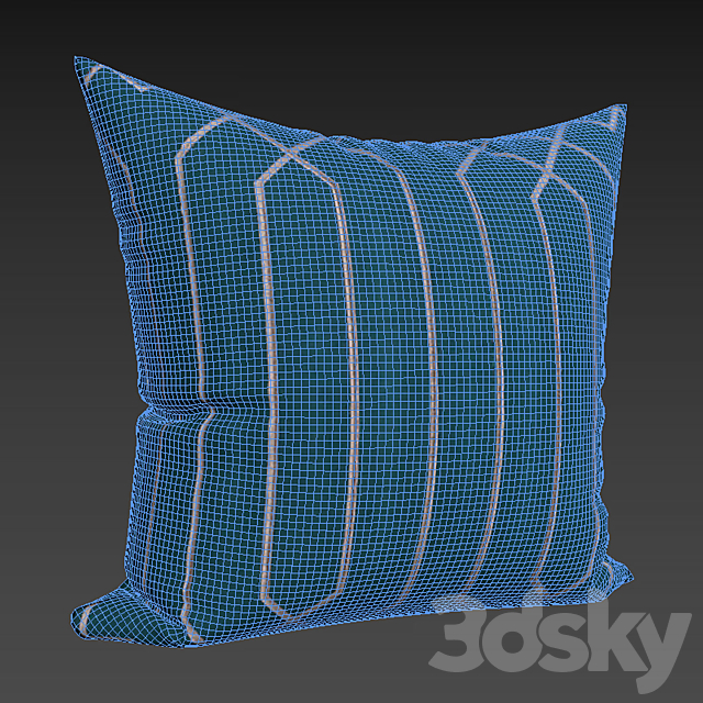 Decorative pillows Houzz set 083 3d
