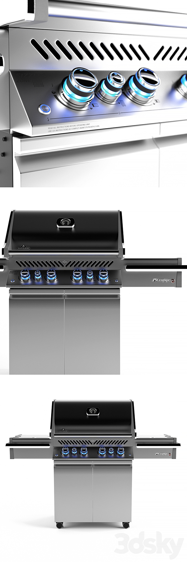 Grill Napoleon PRO 500 3d