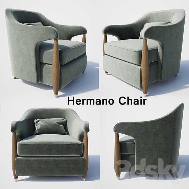 Hermano Chair 3DSMax File - thumbnail 1