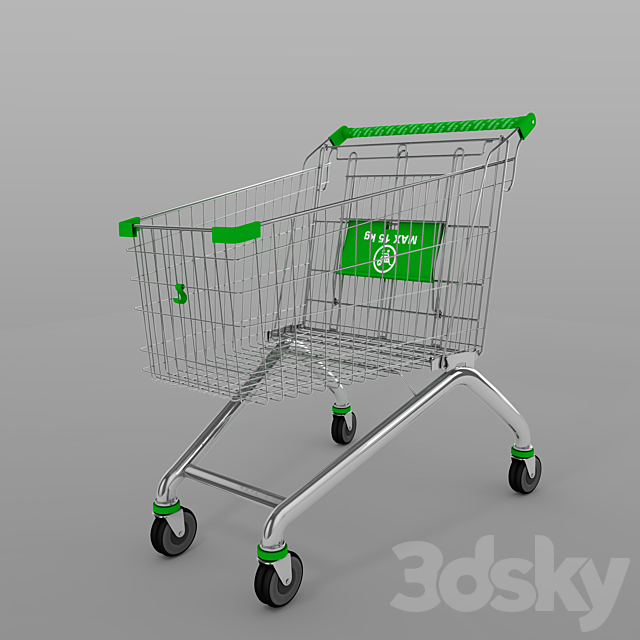 Set of baskets for the store 3DSMax File - thumbnail 2