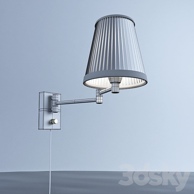 Model KIRSTEN. wall lamp from MARKSLOJD. Sweden. 3d