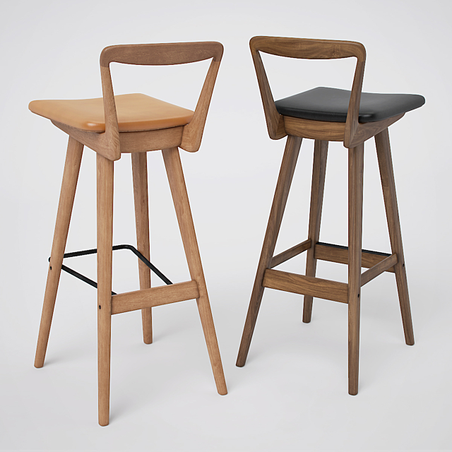 Henry Rosengren Hansen Bar Stools 3d
