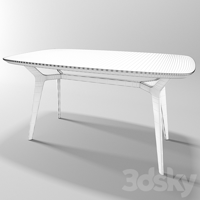 Table “Johann” 3DSMax File - thumbnail 3
