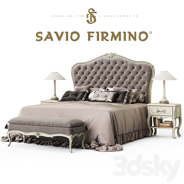 Savio Firmino 3141 Bed 3DSMax File - thumbnail 1