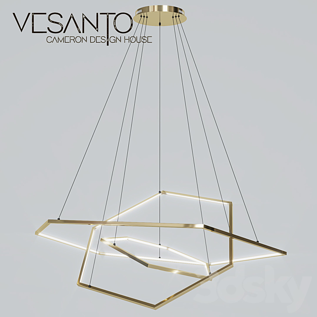 Vesanto chandelier 3DSMax File - thumbnail 1