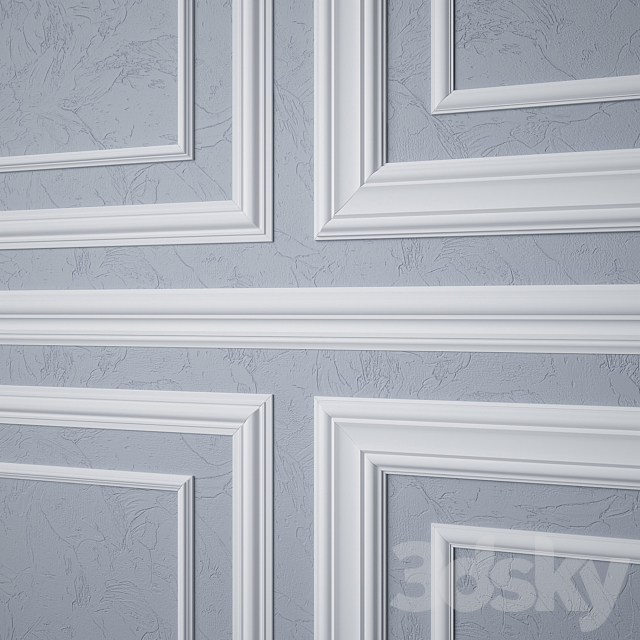 Set of Moldings 3d